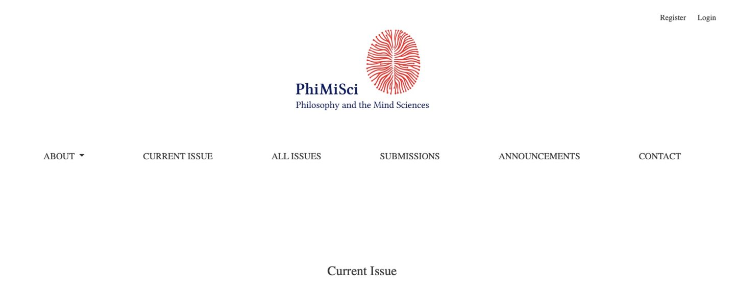 New OA Journal: Philosophy and the Mind Sciences