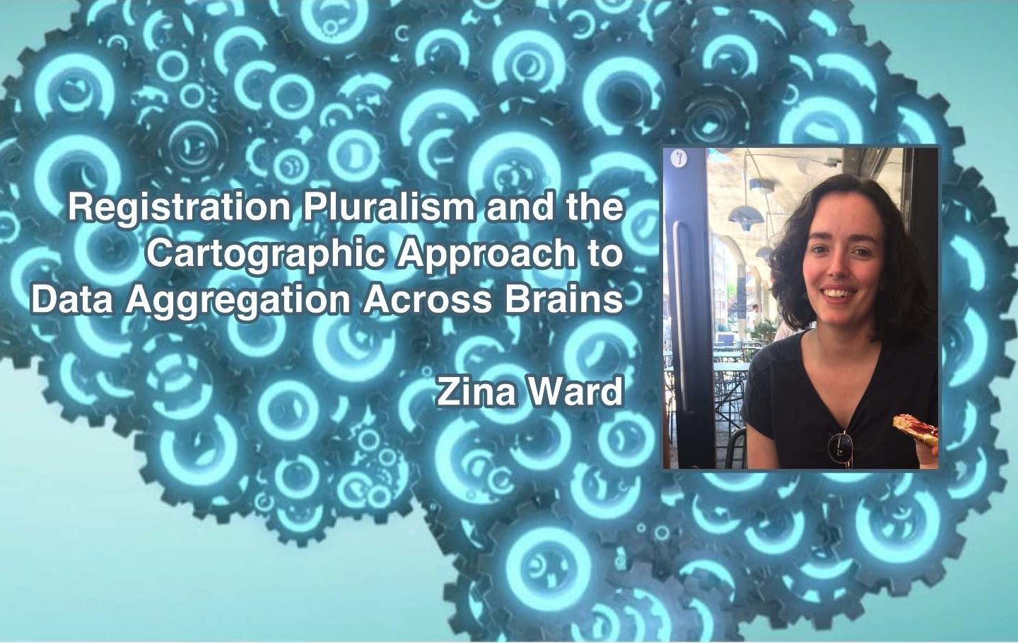 Zina Ward will live stream a new approach to “…Data Aggregation Across Brains” on Friday