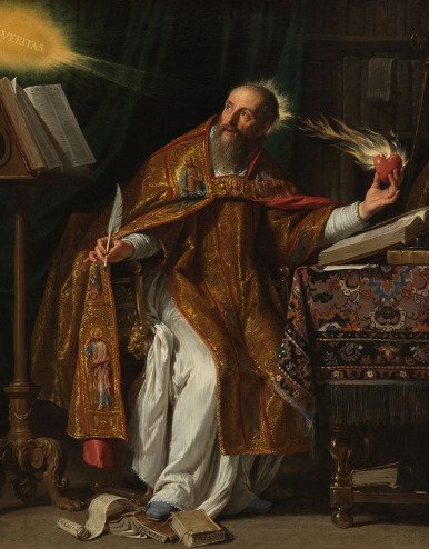 (Philippe de Champaigne: Saint Augustine, 1645-1650)